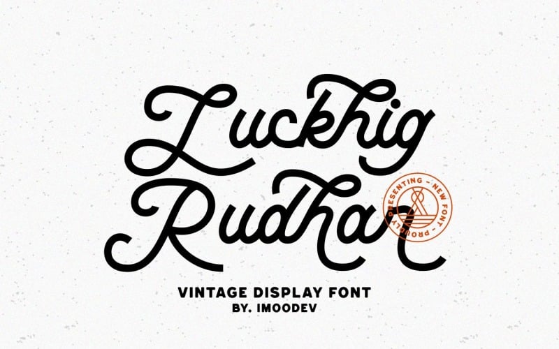 Luckhig Rudhar Vintage El Yazısı Yazı Tipi Templatemonster