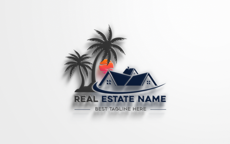 Best Real Estate Logo Design.42 #364594 - Templatemonster