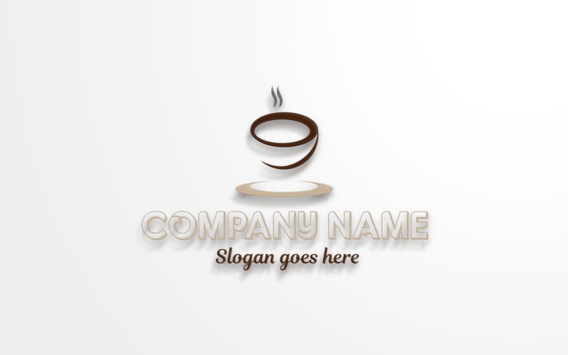 Design de logotipo de xícara de chá - logotipos de xícaras