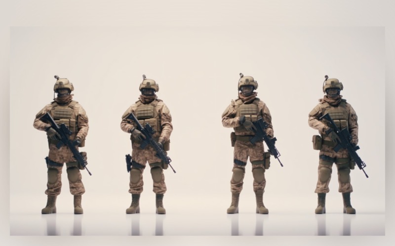 Guerreros de la vigilancia Los soldados bien armados 34