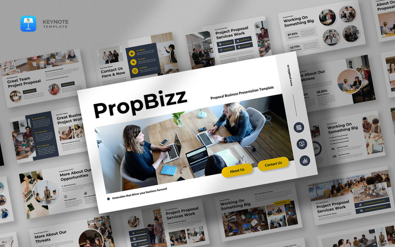 PropBizz - 项目提案主题演讲模板