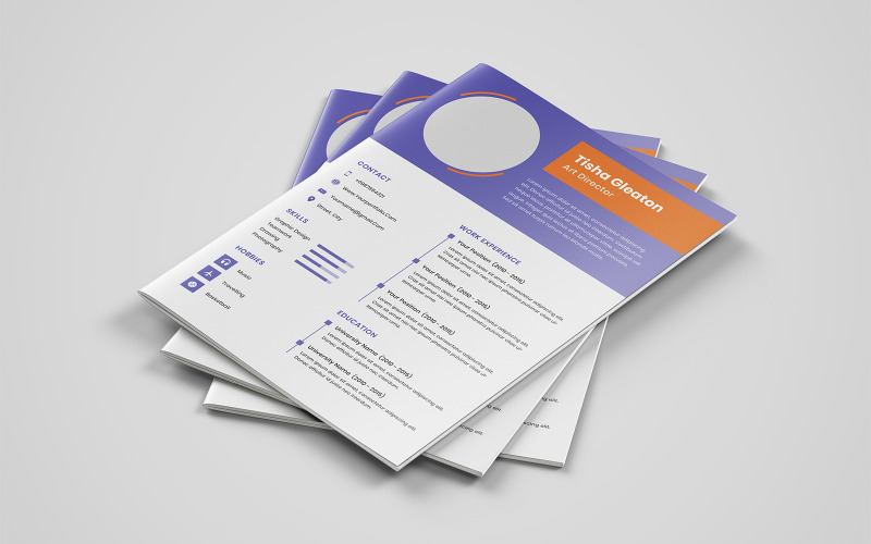 CV avec modèle de CV de couverture
