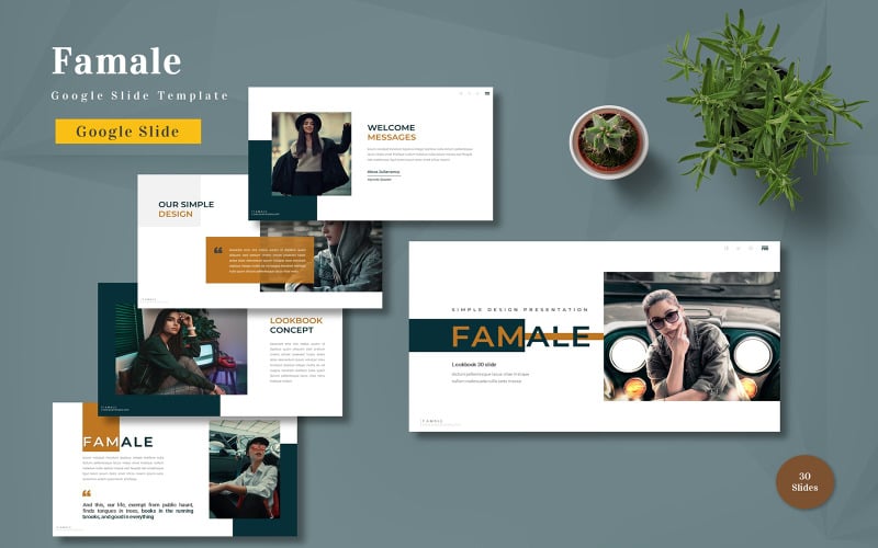 Famale – Google Slide Template