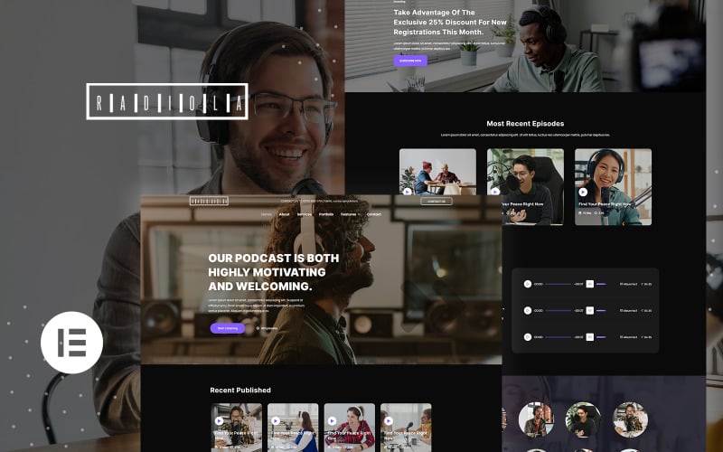 Radiola – WordPress-Theme für Radiosender und Podcaster