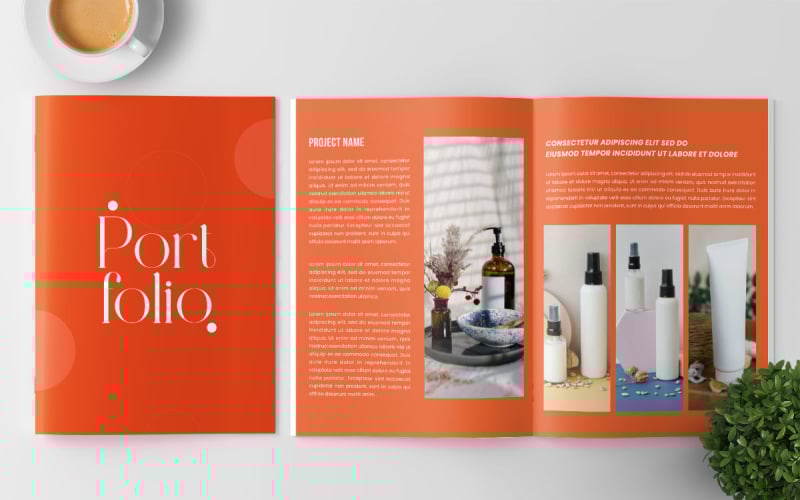 Design portfolio template minimalist portfolio layout