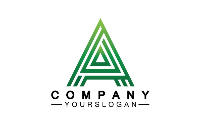 Een initieel briefsjabloonlogo v37