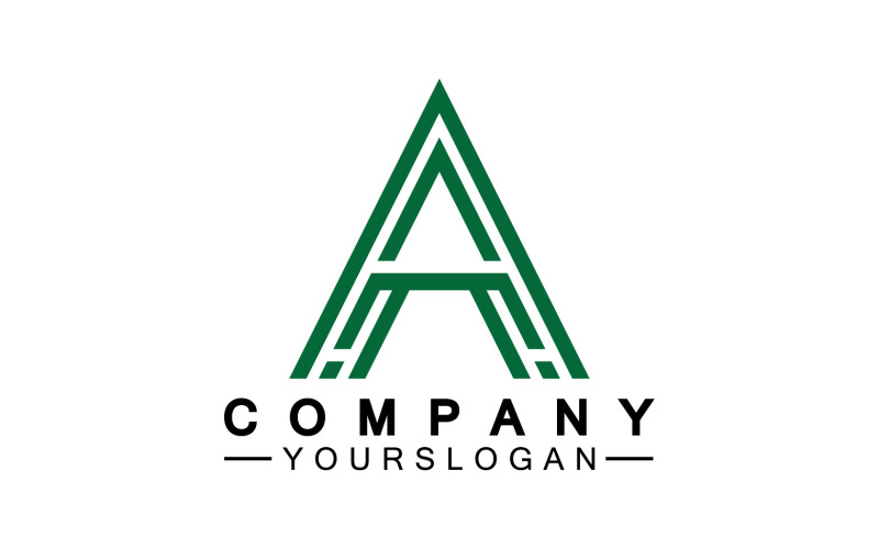 Шаблон логотипу початкової букви v46