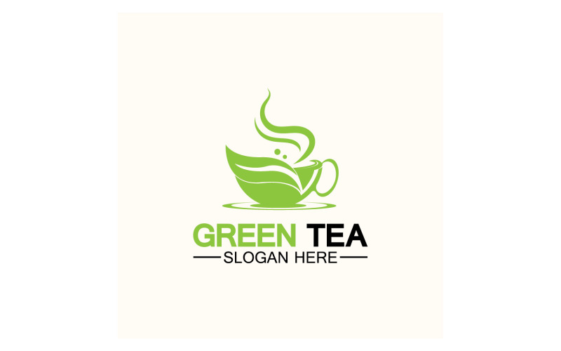 Grönt te Health mall logotyp v10
