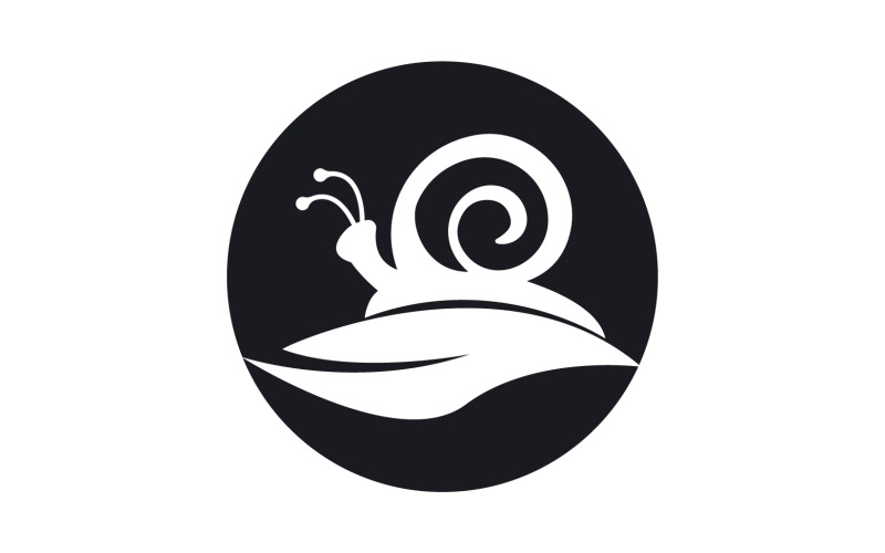 Modello vcetor logo animale lumaca v44