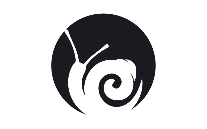 Modello vcetor logo animale lumaca v45