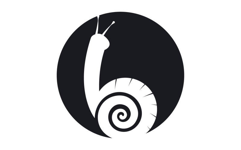 Modello vcetor logo animale lumaca v48