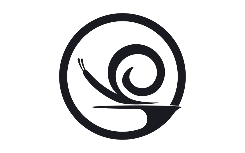 Шаблон логотипу vcetor для равликів, тварин, v32
