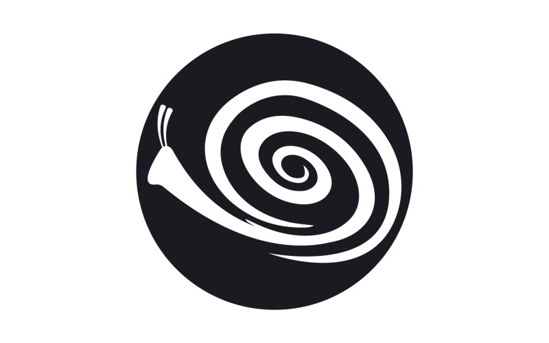 Snigeldjur logotyp vcetor mall v39