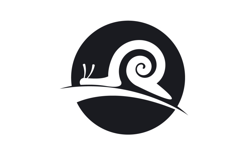 Snigeldjur logotyp vcetor mall v49