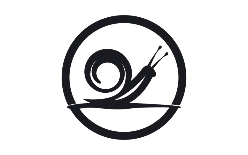 蜗牛动物标志 vcetor 模板 v18