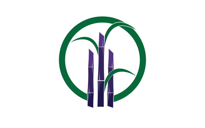 Logo vectoriel de modèle d'arbre à sucre v16