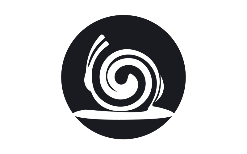 Modello vcetor logo animale lumaca v52