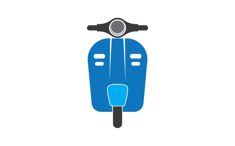 Motore Vespa icona logo vettoriale v1