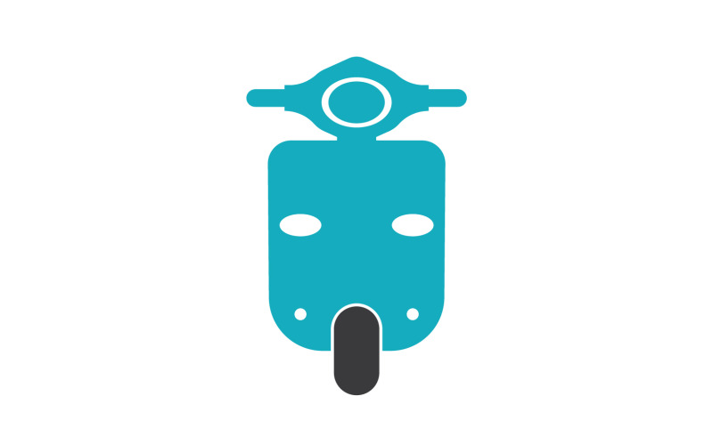 Motori Vespa icona logo vettoriale v9