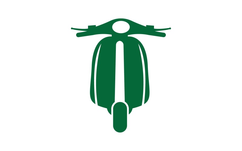 Vespa moteurs icône logo vecteur v4