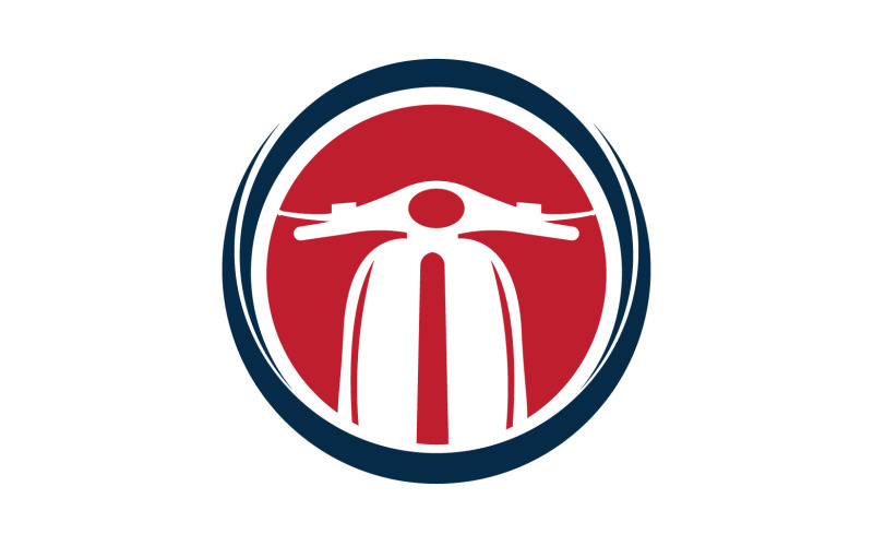 Vespa motors ikon logotyp vektor v20