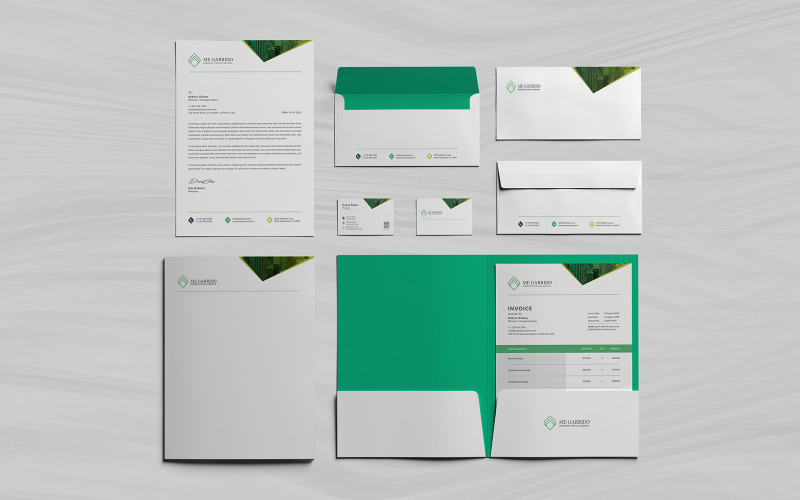 Business Identity Package Canva & Word - TemplateMonster