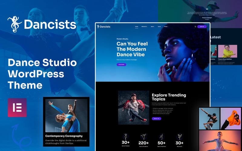 Dancisti - Tema WordPress Dancing Academy e Dancing Studio