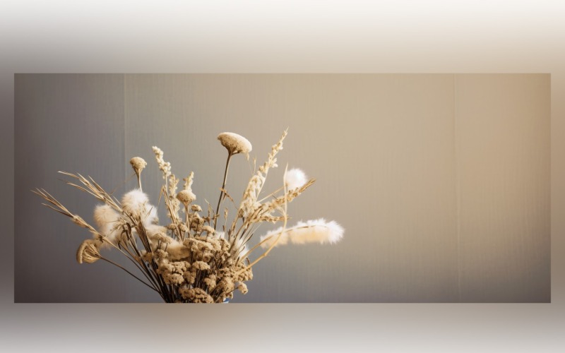 Gedroogde bloemen Stilleven Witte Flora 101