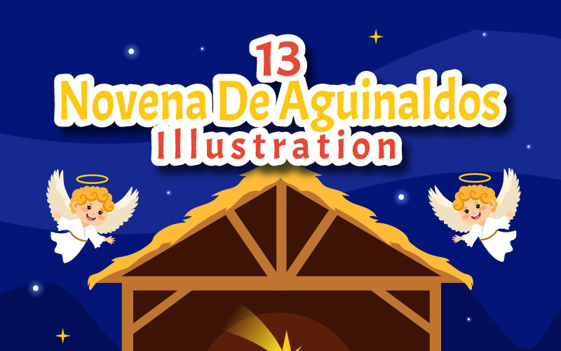 13 Noveen De Aguinaldos Illustratie