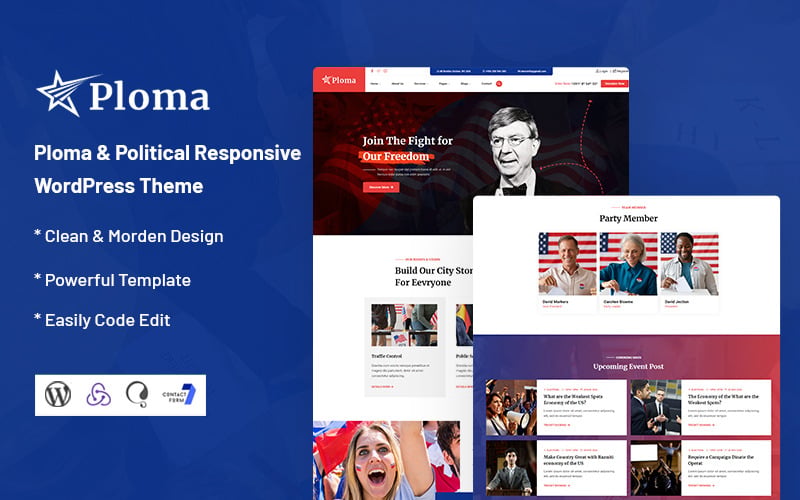 Ploma – Politisch ansprechendes WordPress-Theme