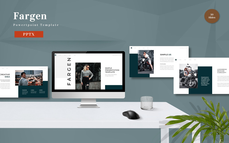 Fargen - Powerpoint-mall