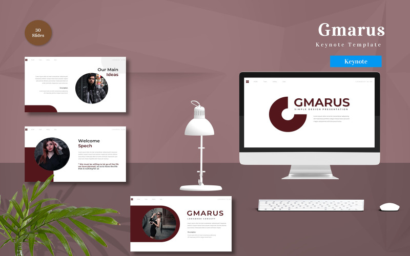 Gmarus — Шаблон Keynote
