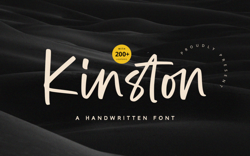 Kinston — рукописный шрифт