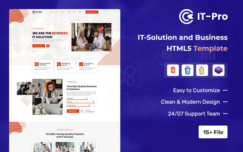 ITPRO – IT-lösningar och Business HTML5-webbplats