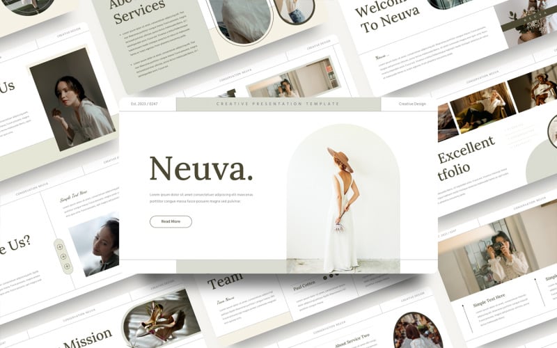 Neuva - Plantilla creativa de PowerPoint