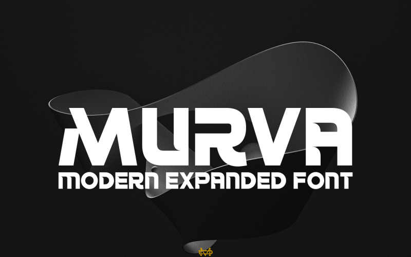 Murva - Modern kiterjesztett betűtípus