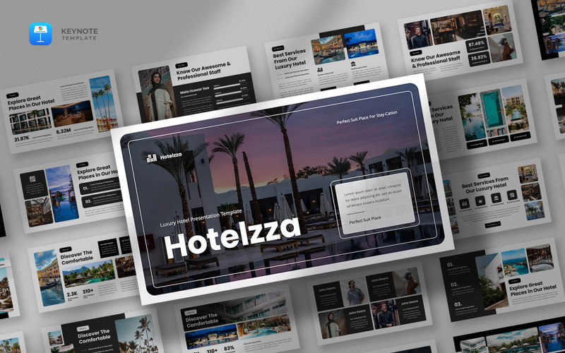 Hotelzza – Keynote-Vorlage für Luxushotels