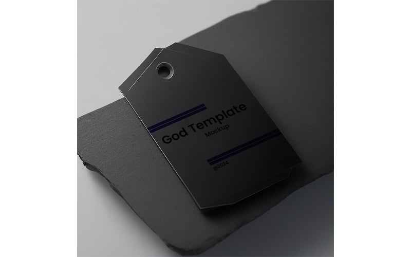 Label Tag Mockup - Label Tag Mockup #06