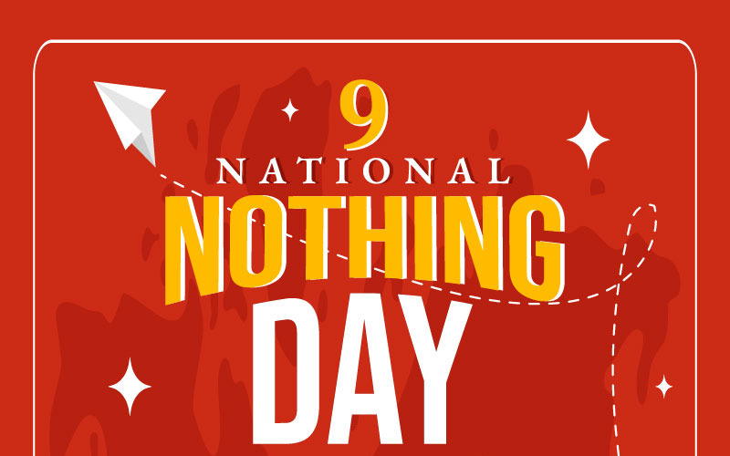 9 National Nothing Day Illustration
