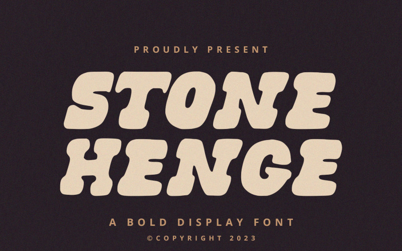 Stonehenge – Betűtípus megjelenítése