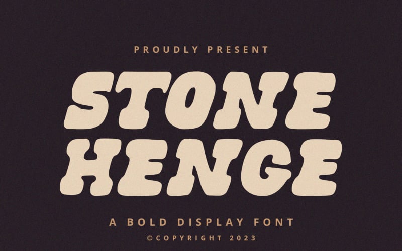Stonehenge - Wyświetl czcionkę