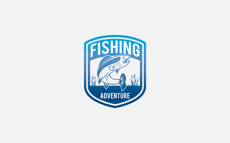 FISHING 4 Logotypdesignmall