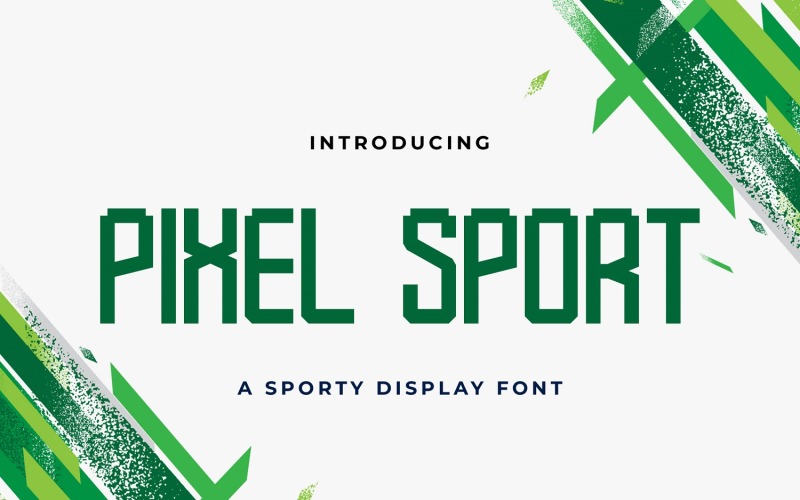 Pixel Sport - Sportief displaylettertype