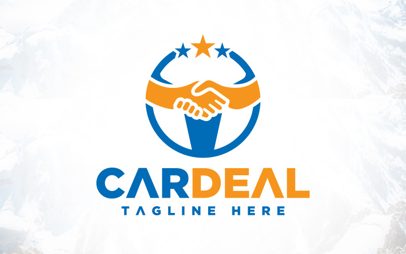 Design del logo dell'affare aziendale per auto