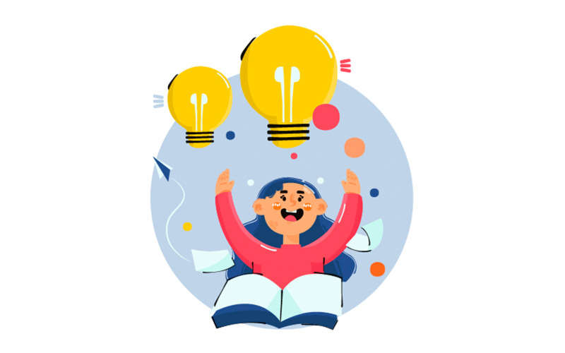 Landing-Page-Brainstorming-Konzept-Illustration