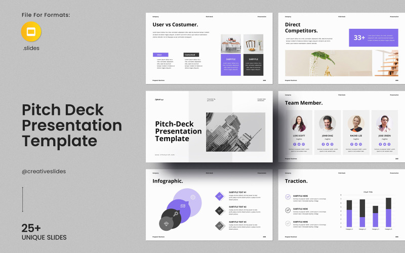Макет презентации Google Slides