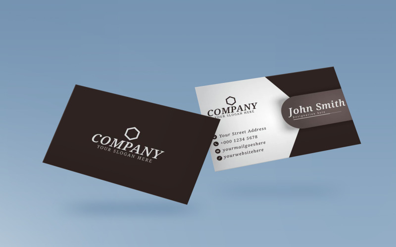 Luxury modern and clean professional business card template