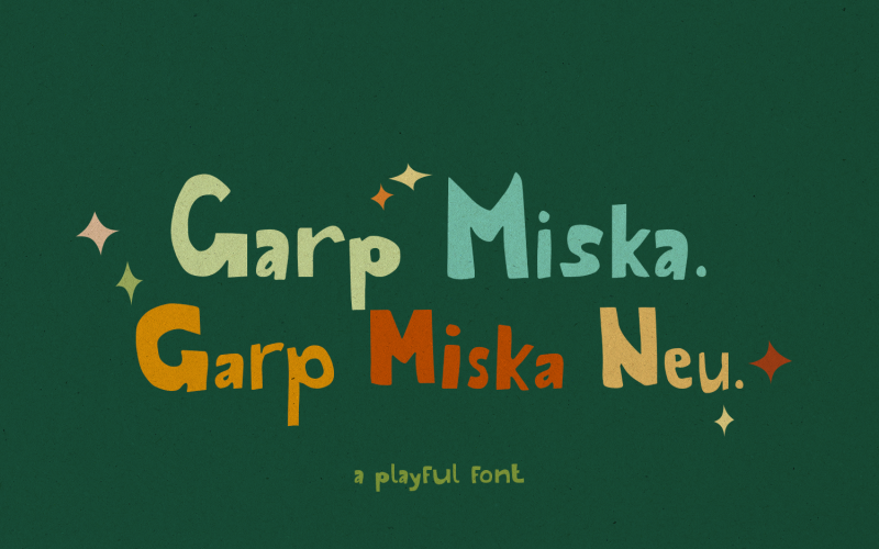 Garp Miska - fonte divertida
