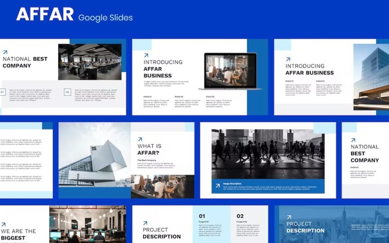 Affar - Obchodní šablona Google Slide