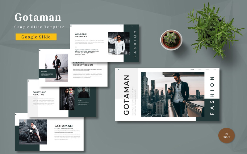 Gotaman - Modèle de diapositive Google